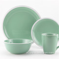 Diner Sets Stoneware Double Color Glazed